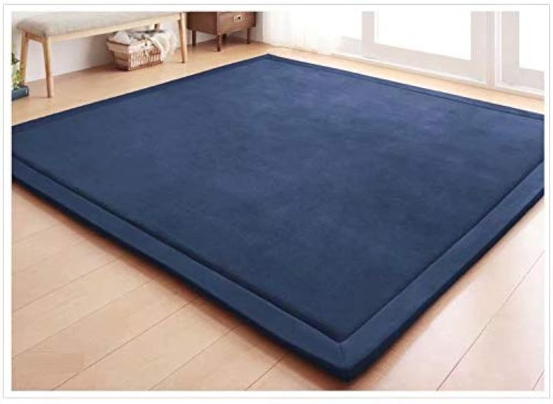 V-mix Handmade Weaving Plush Foam Play Mat for Baby, Toddler, Children - Yoga & Exercise Mat, Cushy-Soft & Thick Hypoallergenic, Non-Toxic, Reversible - Image 1